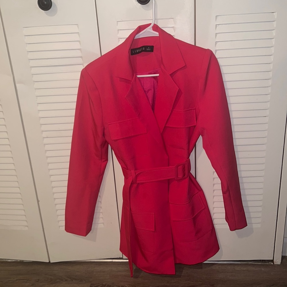 Lioness Pink Trench Jacket